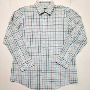 MIZZEN + MAIN Button Casual Performance Shirt Men's XL X-LARGE Check Multicolor - Picture 1 of 6
