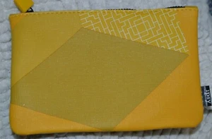 3x June 2019 Glam Bags TETRIS YELLOW Makeup Cosmetic BAG only - Picture 1 of 1