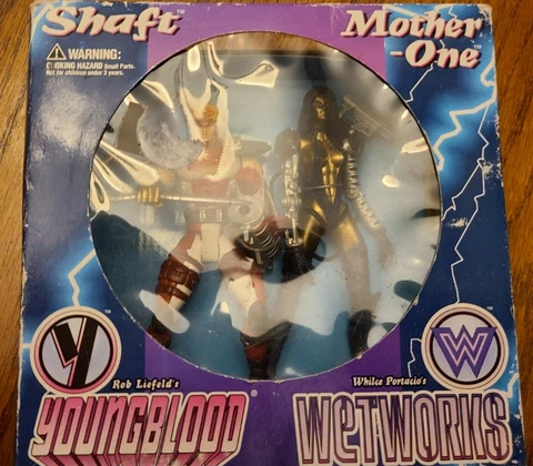 mcfarlane action figure shaft mother one. youngblood wetworks v Cover