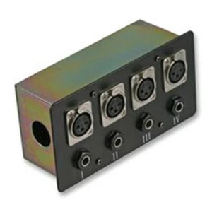 Pulse Steel AV Connection Box Wall Box Floor Plate Jack XLR Church Install 2Gang - Picture 1 of 1
