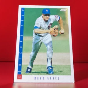 1993 Score Baseball Card #50 MARK GRACE Chicago Cubs - Picture 1 of 2