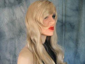 Latex Mask MARILYN +EYELASHES +WIG  Female Rubber Face Trans Girl Mask Woman - Picture 1 of 12