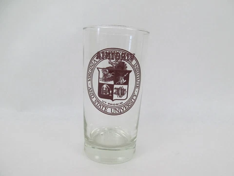 Virginia Tech Hokies Drinking Glass Cover