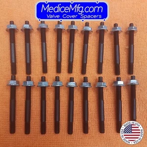 STUD KIT FOR 1" INCH CADILLAC (472, 500) VALVE COVER SPACERS - Foto 1 di 5