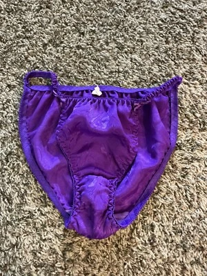 Bragas de bikini vintage talla 7 ultravioleta púrpura brillante  Foto 1 de 4