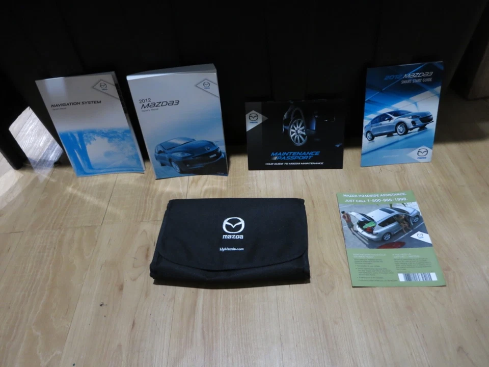 Juego de libros manual del propietario Mazda3 2012 + navegación + estuche/todos los modelos Foto 1 de 1