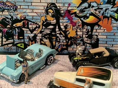 1/64 Scale Handmade Backdrop Photo Prop Display for 1/64 Scale Diecast Vehicles - Image 1 of 4