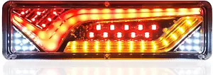 Remolque LED lateral conductor/camión luz trasera 24V 57 LED fuera de lado derecho nuevo - Imagen 1 de 5