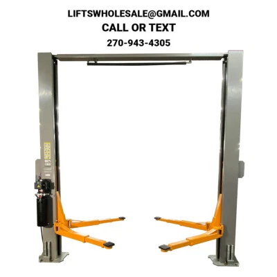 New TRIUMPH NTO-11A 11,000 lb 2-Post Asymmetric Clearfloor Lift - Image 1 of 4