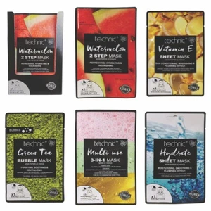 Technic - Face Mask Bubble Peel Off Sheet Mud Normal Oily Dry Combination Skin - Picture 1 of 6
