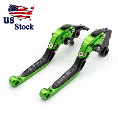 For Kawasaki Z750 07-12 Z800/E version 2013-2016 CNC Folding Brake Clutch Levers - Image 1 of 4