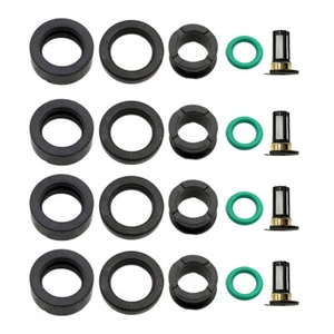 Fit For Fuel Injector Repair Kit O-rings Seals Filters 1985-2002 Honda Vehicles - Picture 1 of 10