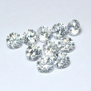8 Pcs Loose CVD Lab-Grown Diamond 3.25 mm Round D to F - IF Certified Diamond - Picture 1 of 6