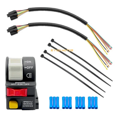 Handlebar Switch &Pigtail Harness Kit for Polaris Scrambler 500 Trail Blazer 250 - Изображение 1 из 4
