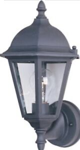 Maxim Lighting 60W 1-Light 49625030 Incandescent Wall Lantern in Black New