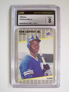 Fleer Baseball 1989 #548 Ken Griffey, Jr. (Mariners / CSG 8) RC - ¡MT! WOW! L@@K! - Imagen 1 de 1