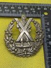British Army - Queen's Own Cameron Highlanders Cap / Sporran Badge