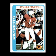 John Smith 1978 Topps New England Patriots #136 R308E 2