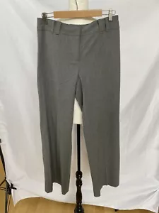 Ann Taylor LOFT Gray Stretch Flared Leg Dress Pants Sz 6 Aus 10 - Picture 1 of 6
