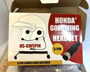 Auriculares compatibles Harley Davidson 7 PIN ala dorada un juego y piezas - Imagen 1 de 6