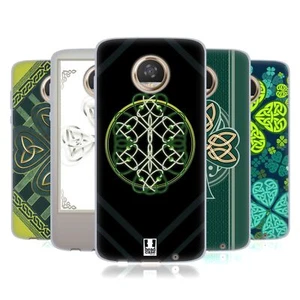 FUNDA HEAD CASE DESIGNS TRÉBOL CELTA GEL SUAVE PARA TELÉFONOS MOTOROLA 2 - Imagen 1 de 12