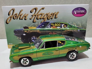 1:18 1968 JOHN HAGEN SUPER STOCK CUDA 426 HEMI 1 of 300 #A1806133AA In-Stock - Picture 1 of 7