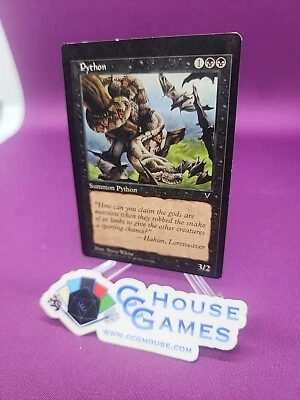 Python Visions Miscut Front Alignment Error Misprint Oddity MTG *CCGHouse* - Image 1 of 4