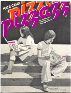 pizzazz Magazine Advertising Rate Card #2 1978 - Marvel -FN - Comic Book - Picture 1 of 2
