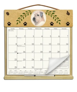 PORTA CALENDARIO WHEATEN TERRIER - RICARICABILE OGNI ANNO! - Foto 1 di 1
