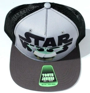 Star Wars The Mandalorian Baby Yoda Grogu Baseball Cap Youth Size Adjustable Hat - Picture 1 of 3