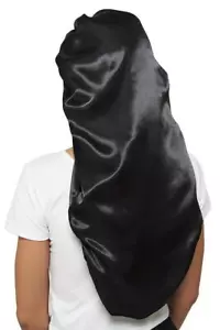 Braid Bonnet For Sleeping Wide Elastic Band Satin Hair Wrap Sleeping Cap For Wom - Picture 1 of 7