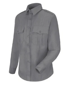 Horace Small Men's Security Officer Uniform Shirt Long Sleeve sz 16 36 Gray - Picture 1 of 1