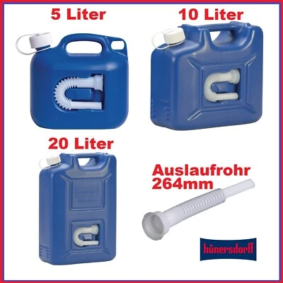 HÜNERSDORFF AdBlue Harnstofflösung Kanister 5 10 od. 20 L / Auslaufrohr 264mm