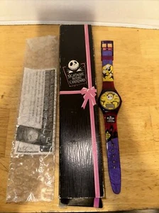 Vintage Burger King Nightmare Before Christmas Watch 1993 Bats & Cats - Picture 1 of 3