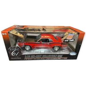 Highway 61 Red & Black 1970 Cuda AAR 1:18 Scale Die-Cast Car SKU # 50468 - Picture 1 of 8