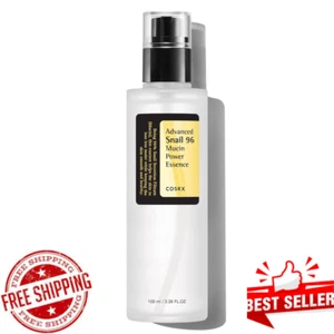 COSRX Snail Mucin 96% Power Repairing Essence 3.38 fl.oz 100ml, Hydrating Serum  - Picture 1 of 8