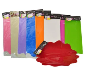50 SOTTOVASI COPRENTI IN CELLOPHANE LUCIDO E OPACO D.50 CM COMPOSIZIONI DECORI - Imagen 1 de 1
