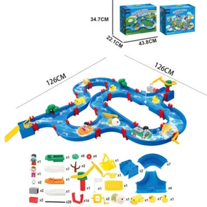 90Pcs Water Table Toy for Kids DIY Table Beach Toy Pool Water Park Play Set AU - Picture 1 of 4