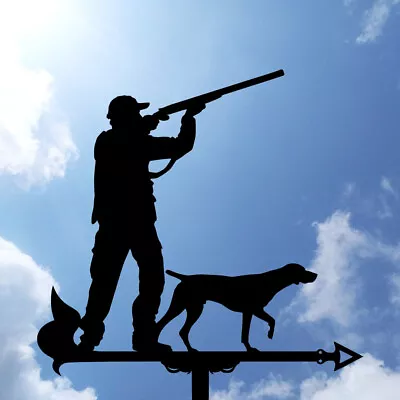 Hunter Metal Weathervane #2, Weather Vane, home roof decor - Image 1 of 4