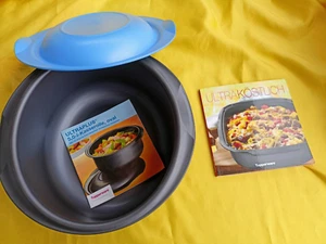 Tupperware Ultra Pro 5 L Kasserolle rund inkl. Gardeckel Auflaufform Anthrazit/B - Bild 1 von 10