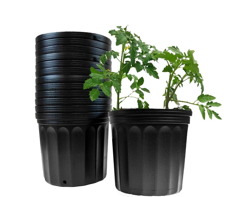 2 Gal. Macetas de plástico para vivero (7,57 l) paquete de 20 Foto 1 de 1