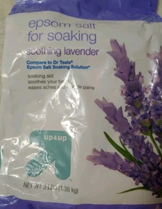 Soothing Lavender Epsom Salt Up & Up, Ease Muscle Pain, 3 lb - Picture 1 of 2
