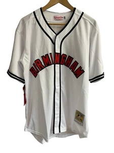 NWT Mitchell & Ness Willie Mays #8 Birmingham Baseball Jersey MLB L/ 44 Stitched - Picture 1 of 12