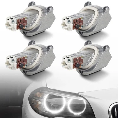 Módulo de luz LED olho de anjo 4x diodo para 2014-2016 BMW 5 Series 528i 535i 550i M5 - Imagem 1 de 4