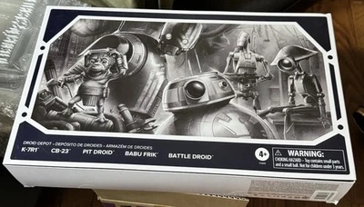 Star Wars Galaxy's Edge Black Series 6” Droid Depot Paquete de 4 ¡Exclusivo de Disney! Foto 1 de 2