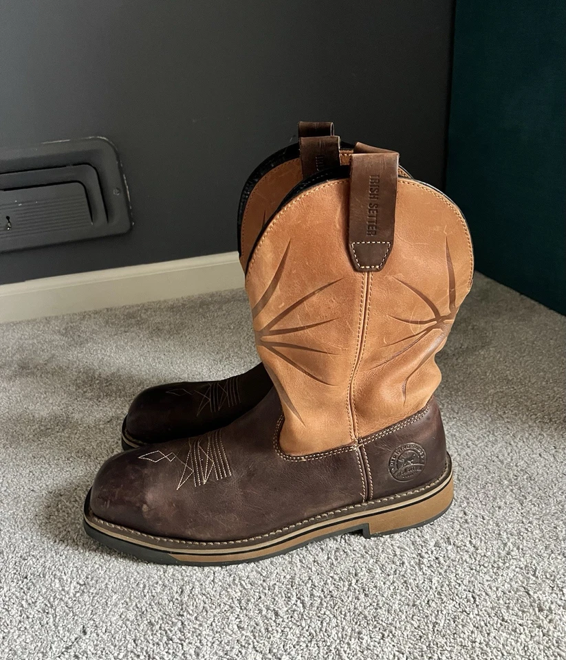 Red Wing Irish Setter Walker Men’s Size 12 Boots Cowboy Western Work Steel Toe - Image 1 of 4