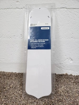 Commercial Electric 814825 Fan Blades Replacement - White, 52 in (5-Pack) - Image 1 of 2