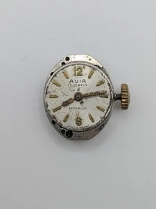 Avia FEF 6620 17 Jewels Manual Watch Movement SPARES PARTS REPAIRS 15.8mm - Picture 1 of 11