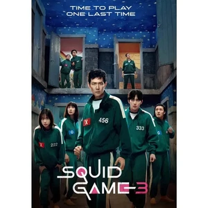ENGLISH DUBBED KOREAN DRAMA SQUID GAME SEASON 3 DVD All Region - Picture 1 of 4