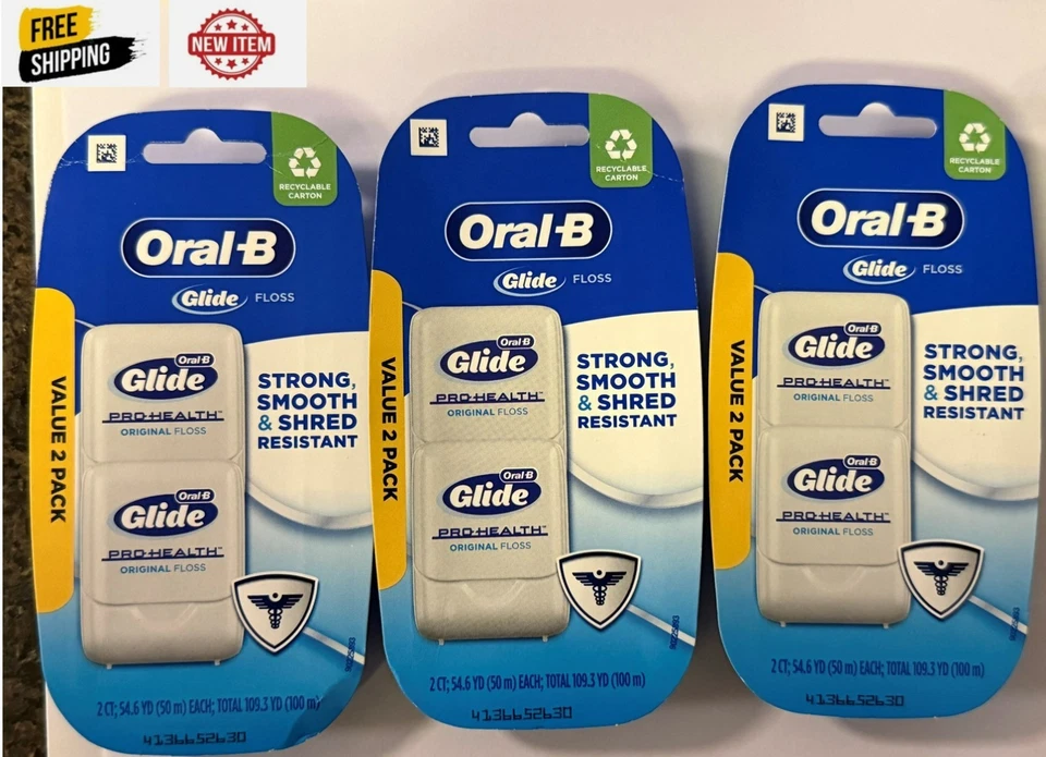 Original Oral-B Glide Pro Health Dental Floss - 327 yd - 6 packs - Image 1 of 1